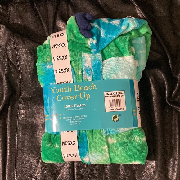 NWT youth swim cover-up Saint eve swim sz xxs 3/4 - Picture 2 of 3